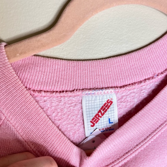 Vintage pink hot air balloon bear sweatshirt - Picture 3 of 3